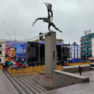 MONTAJE PARA EL PREGON DE LA FERIA Y PRIMER CONCIERTO A ESPACIO ABIERTO