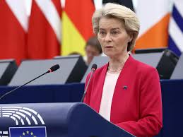 En este momento estás viendo La jefa de la UE afirma que Europa está «dispuesta a negociar» con EE.UU. y ofrecer aranceles cero en productos industriales.